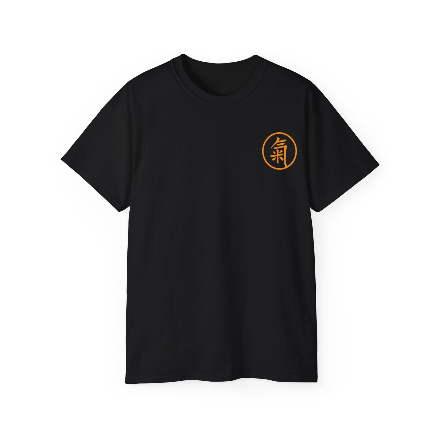 Qi Symbol Cotton Tee — Minimalist Eastern Energy T-Shirt