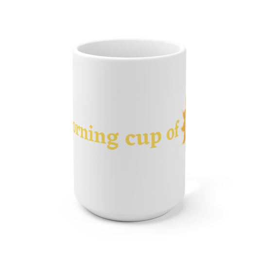 My Morning Cup Of Qi - Ceramic Mug 15oz