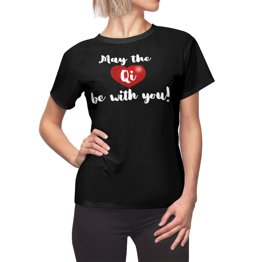 May The Qi Be With You! - Women's AOP Cut & Sew Tee